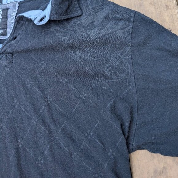 Vintage Men's Billabong Black Polo Shirt Organic Cotton Size XL - Picture 2 of 9